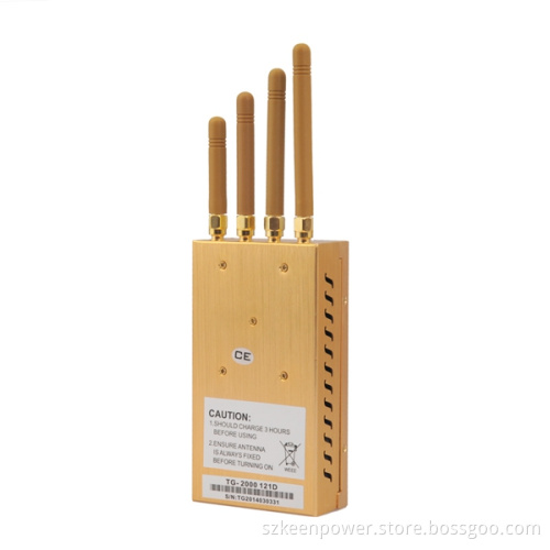 New Handheld Four Bands Mobile Phone Signal Jammer
